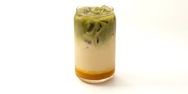 Mango Passion Matcha Latte