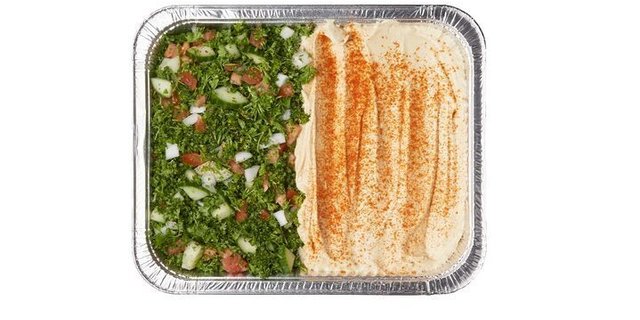12" Hummus & Tabbouli Tray