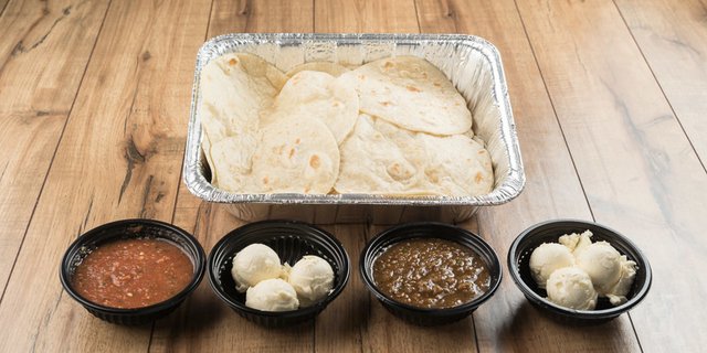 Flour Tortillas w/ Butter & Salsa
