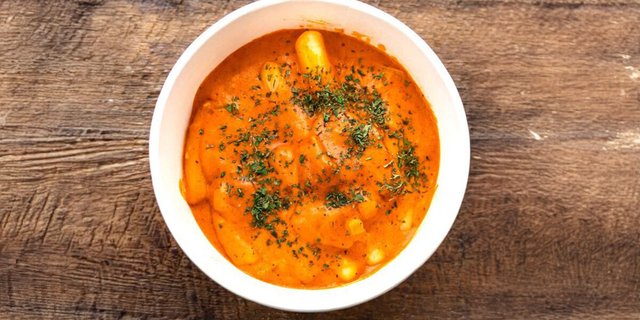 Rose Tteokbokki Rice Cake