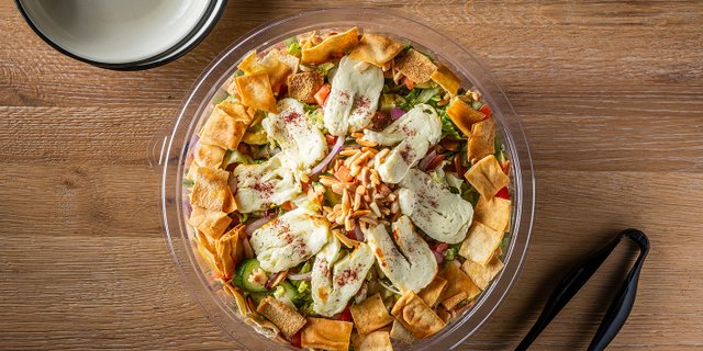 Halloumi Fattoush Salad