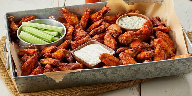 Large Traditional Wings Platter