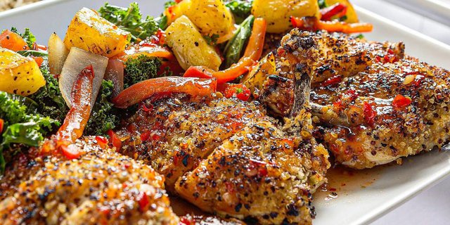 Quinoa Crusted Chicken