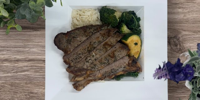 Steak & Roasted Greens