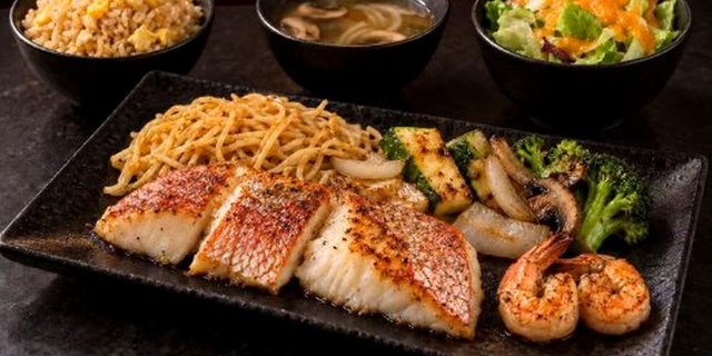 Hibachi Red Snapper Dinner
