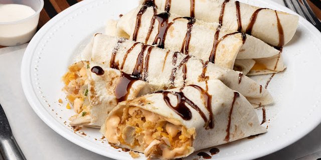 Parmesan Cheese Burrito Roll