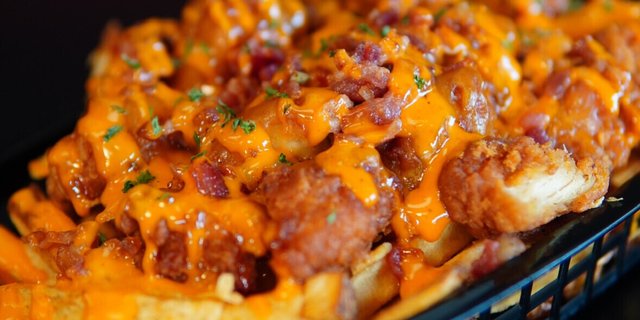 Bacon Chicken Cheddar Fries