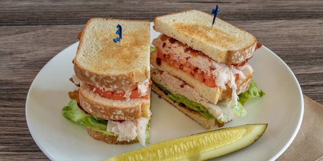 Turkey Triple Decker Club Sandwich