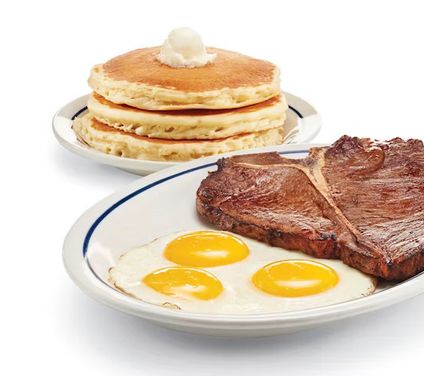 T-Bone Steak & Eggs