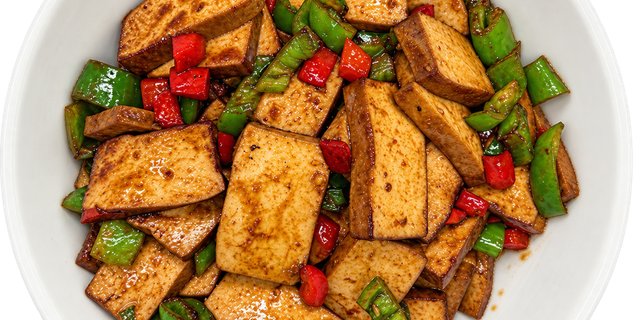 Stir-Fried Smoked Tofu Tray