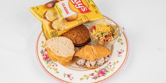 Chicken Salad Croissant & Egg Salad Sandwich Box Lunch