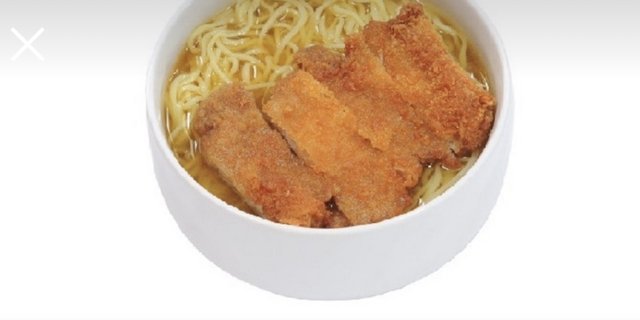 Katsu Chicken Saimin Soup