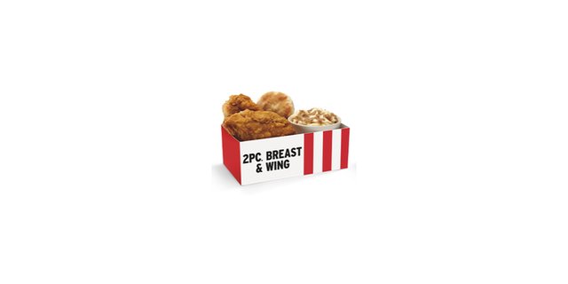 2-pc Breast & Wing Meal