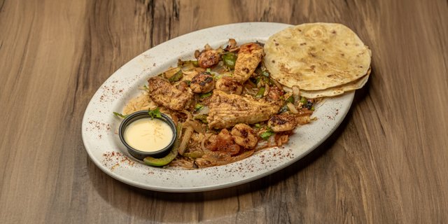 Seafood Fajitas Tray