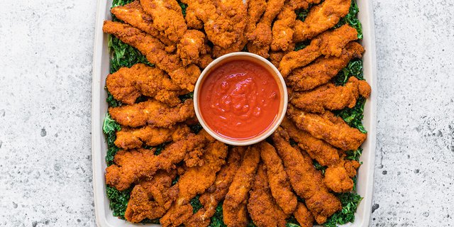 Paleo Chicken Tender Platter