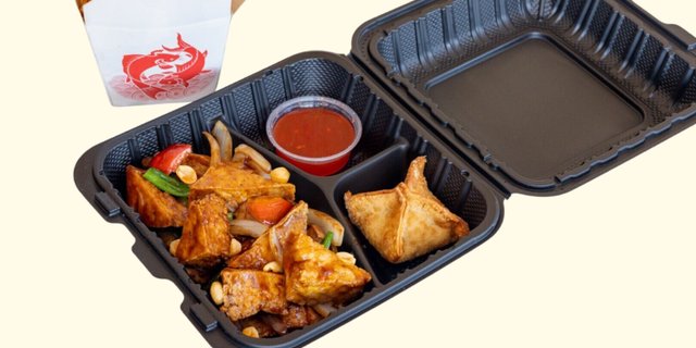Kung Pao Tofu Tso Lunch Box
