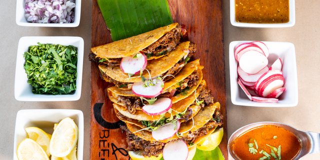 Build-Your-Own 10-Quesabirrias Tacos