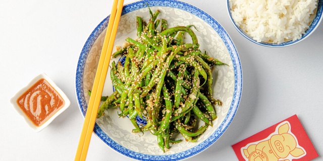 Chili Hoisin Green Beans Boxed Meal