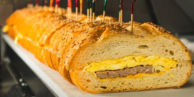 Sausage, Egg & Cheese Hero