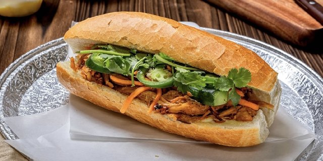 Shredded Chicken Bahn Mi