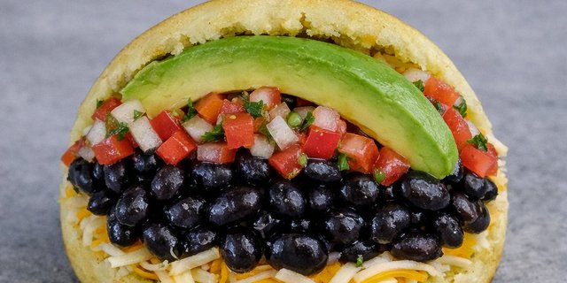 Vegetarian Arepa