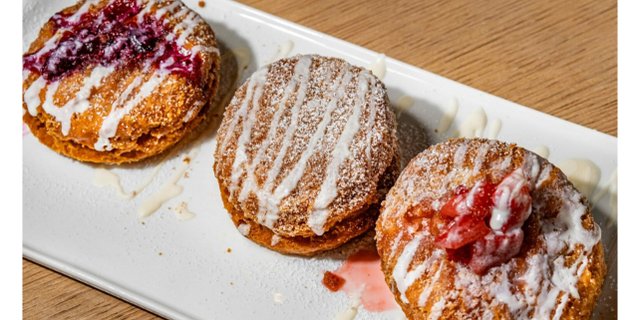 Deep-Fried Biscuit Trio Tray