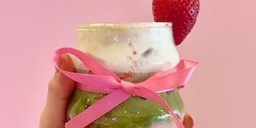 Strawberry Matcha Latte