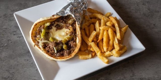 Philly Pita Sandwich
