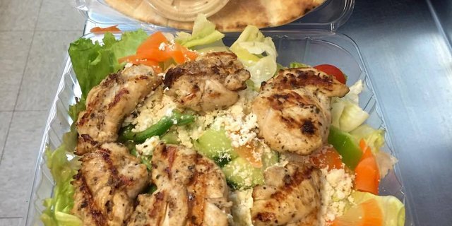 Chicken Kabob Salad