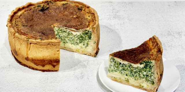 Whole Spinach & Gruyère Quiche