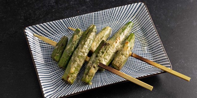 Okra Skewers
