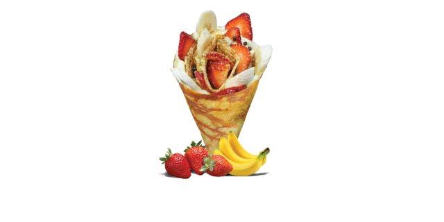 Strawberry Banana Sweet Crêpe