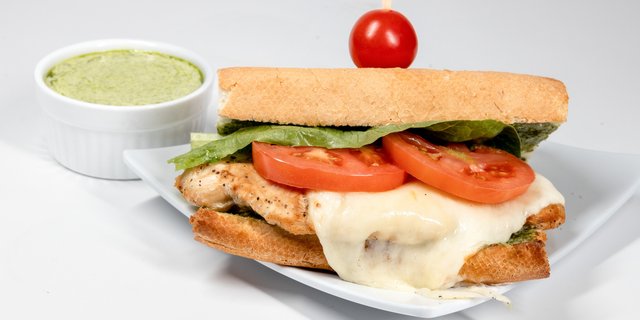 Chicken Pesto Panini Sandwich