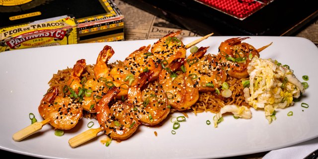 Pinchos De Camarones