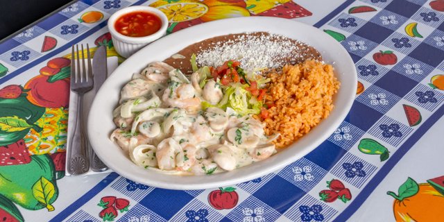 Camarones A La Crema