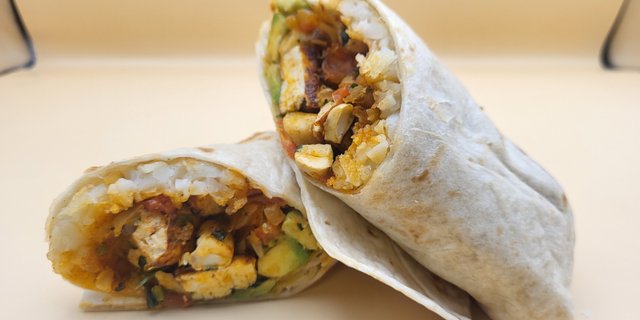 Tofu Scramble Burrito