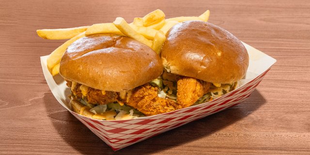 NHC Sando Plate & Fries