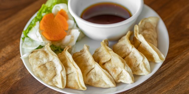 Pan-Fried Pork Dumplings