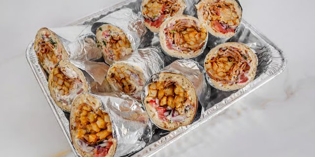 Half Falafel Gyro Wraps