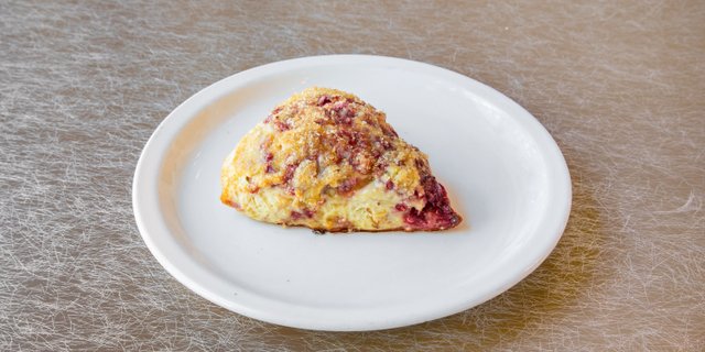 Raspberry Almond Scone