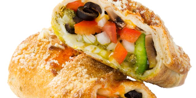 Vegetable Ranch Calzone