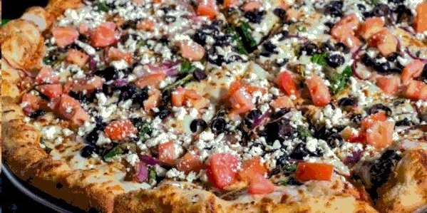 Gluten-Free Greek Veggie Pizza