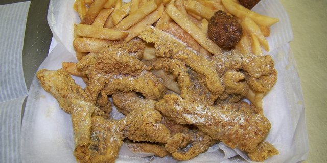 Catfish Nuggets Dinner