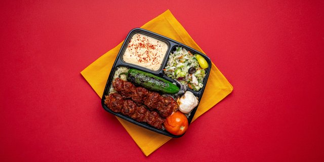 Beef Lula Kebab Plate