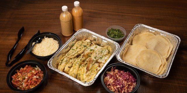 Spicy Fish Taco Bar