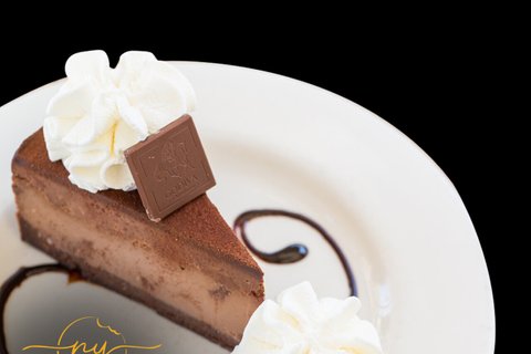Gluten-Free Godiva Chocolate Cheesecake Slice