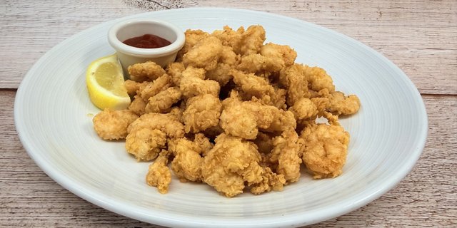 Fried Popcorn Shrimp