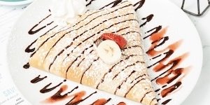 Nutella with Strawberries & Bananas