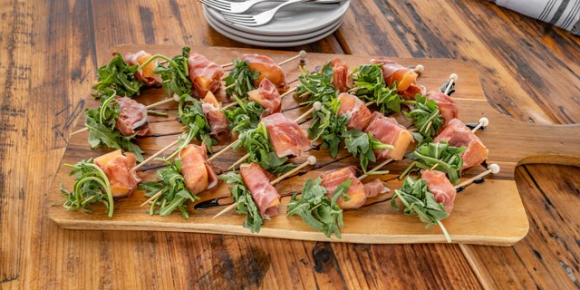 Melon & Prosciutto Skewers