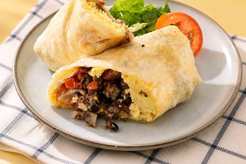 Meat Lover Breakfast Burrito
